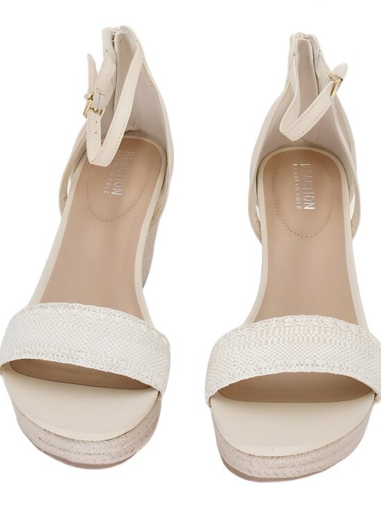 Kenneth Cole Women's Colton Espadrille Wedge Sandals Natural EU 41 US 10M - Picture 5 of 6